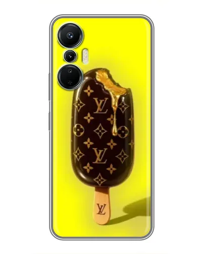 Чехол для Infinix Hot 20 (4G) с картинкой «Мороженое от LV»