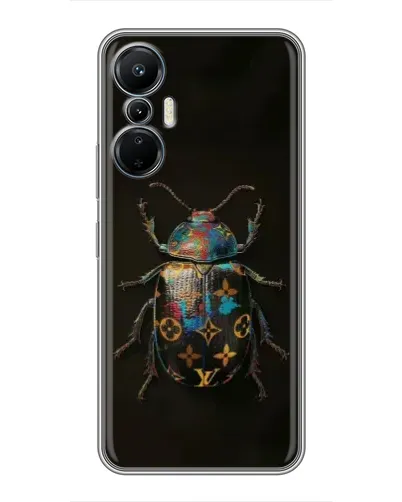 Чехол для Infinix Hot 20 (4G) с картинкой «LV — мраморный принт»