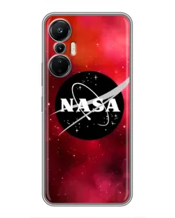 Чехол для Infinix Hot 20 (4G) с картинкой «NASA — красная туманность»