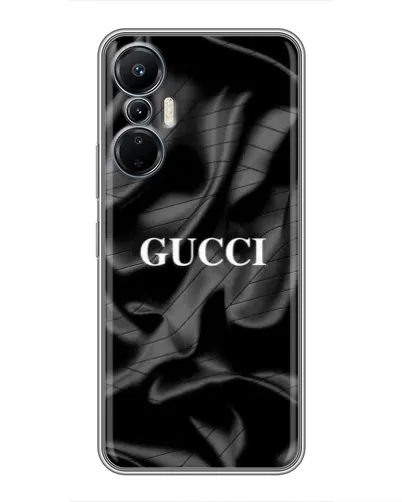 Чехол для Infinix Hot 20 (4G) с картинкой «Gucci — шелковые волны»