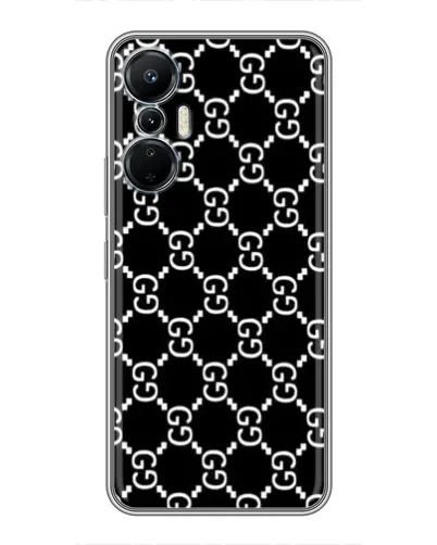 Чехол для Infinix Hot 20 (4G) с картинкой «Gucci — сетчатый паттерн»