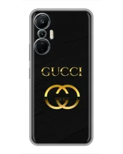 Чехол для Infinix Hot 20 (4G) с картинкой «Золотой логотип Gucci» Чехол для Infinix Hot 20 (4G) с картинкой «Золотой логотип Gucci»