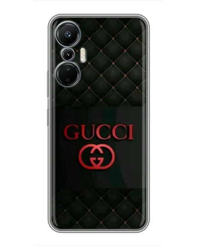 Чехол для Infinix Hot 20 (4G) с картинкой «Gucci — стеганый черный»