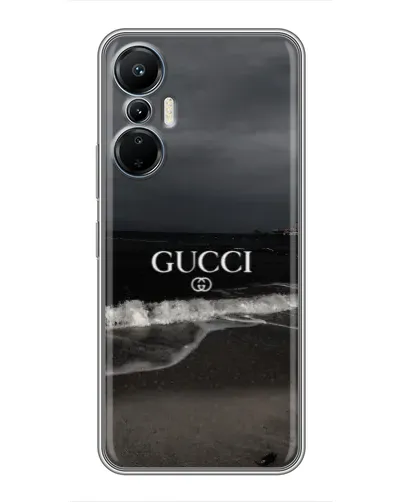 Чехол для Infinix Hot 20 (4G) с картинкой «Gucci — морской прибой»