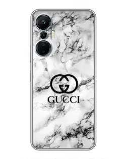 Чехол для Infinix Hot 20 (4G) с картинкой «Gucci — мраморный шик» Чехол для Infinix Hot 20 (4G) с картинкой «Gucci — мраморный шик»