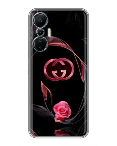 Чехол для Infinix Hot 20 (4G) с картинкой «Gucci — неоновая роза»