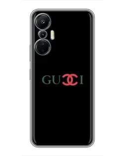 Чехол для Infinix Hot 20 (4G) с картинкой «Gucci — красный градиент» Чехол для Infinix Hot 20 (4G) с картинкой «Gucci — красный градиент»