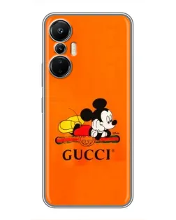 Чехол для Infinix Hot 20 (4G) с картинкой «Микки Маус Gucci — оранж» Чехол для Infinix Hot 20 (4G) с картинкой «Микки Маус Gucci — оранж»