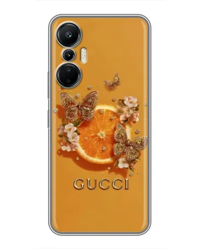 Чехол для Infinix Hot 20 (4G) с картинкой «Gucci — золотые бабочки» Чехол для Infinix Hot 20 (4G) с картинкой «Gucci — золотые бабочки»