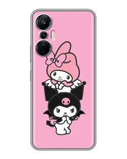 Чехол для Infinix Hot 20 (4G) с картинкой «My Melody и Kuromi»