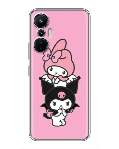 Чехол для Infinix Hot 20 (4G) с картинкой «My Melody и Kuromi»