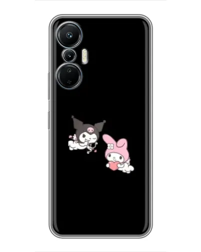 Чехол для Infinix Hot 20 (4G) с картинкой «My Melody и Kuromi»