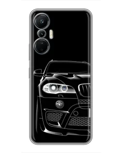Чехол для Infinix Hot 20 (4G) с картинкой «Темный силуэт BMW» Чехол для Infinix Hot 20 (4G) с картинкой «Темный силуэт BMW»