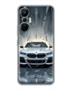 Чехол для Infinix Hot 20 (4G) с картинкой «BMW в свете фар» Чехол для Infinix Hot 20 (4G) с картинкой «BMW в свете фар»