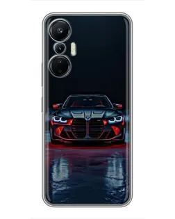 Чехол для Infinix Hot 20 (4G) с картинкой «BMW на мокрой дороге» Чехол для Infinix Hot 20 (4G) с картинкой «BMW на мокрой дороге»