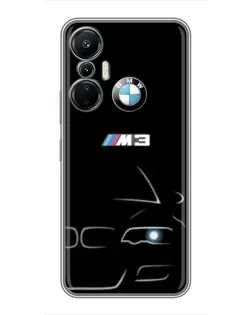 Чехол для Infinix Hot 20 (4G) с картинкой «Минималистичный принт BMW M3» Чехол для Infinix Hot 20 (4G) с картинкой «Минималистичный принт BMW M3»