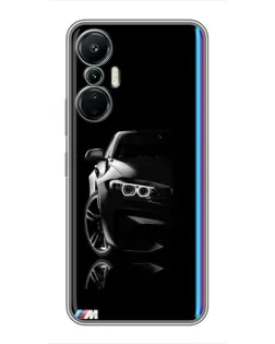 Чехол для Infinix Hot 20 (4G) с картинкой «Силуэт BMW в темноте» Чехол для Infinix Hot 20 (4G) с картинкой «Силуэт BMW в темноте»