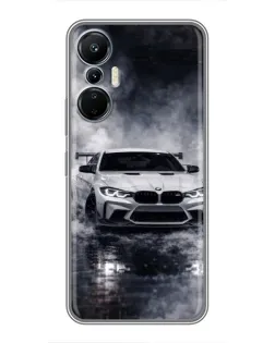 Чехол для Infinix Hot 20 (4G) с картинкой «BMW сквозь туман» Чехол для Infinix Hot 20 (4G) с картинкой «BMW сквозь туман»