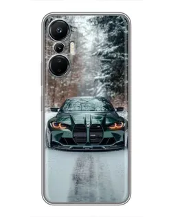Чехол для Infinix Hot 20 (4G) с картинкой «BMW в зимнем лесу» Чехол для Infinix Hot 20 (4G) с картинкой «BMW в зимнем лесу»