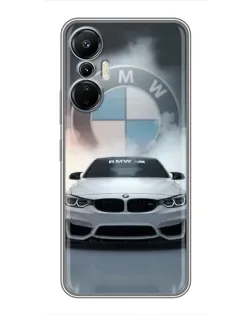 Чехол для Infinix Hot 20 (4G) с картинкой «BMW в белом дыму» Чехол для Infinix Hot 20 (4G) с картинкой «BMW в белом дыму»