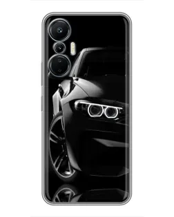 Чехол для Infinix Hot 20 (4G) с картинкой «Черная BMW — профиль» Чехол для Infinix Hot 20 (4G) с картинкой «Черная BMW — профиль»