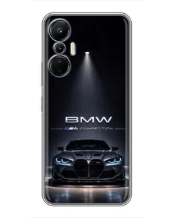 Чехол для Infinix Hot 20 (4G) с картинкой «BMW сквозь ночной город» Чехол для Infinix Hot 20 (4G) с картинкой «BMW сквозь ночной город»