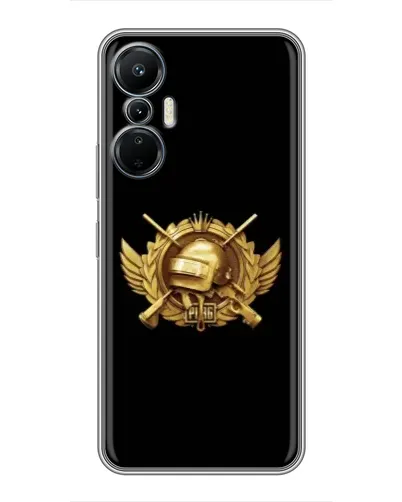 Чехол для Infinix Hot 20 (4G) с картинкой «PUBG — оранжевый градиент»