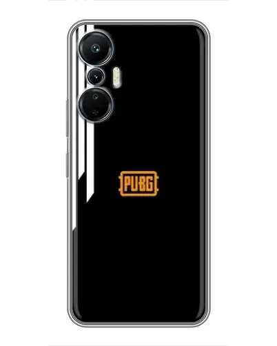 Чехол для Infinix Hot 20 (4G) с картинкой «PUBG — вертикальные линии»