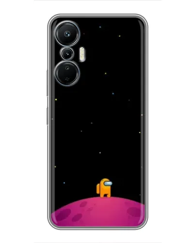 Чехол для Infinix Hot 20 (4G) с картинкой «Одинокий герой на планете» Чехол для Infinix Hot 20 (4G) с картинкой «Одинокий герой на планете»