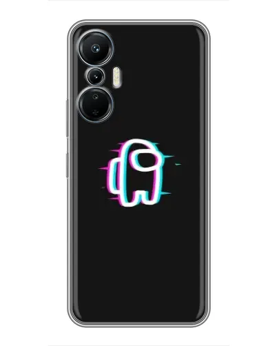 Чехол для Infinix Hot 20 (4G) с картинкой «Among Us неон» Чехол для Infinix Hot 20 (4G) с картинкой «Among Us неон»