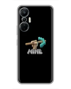 Чехол для Infinix Hot 20 (4G) с картинкой «Алмазная кирка»