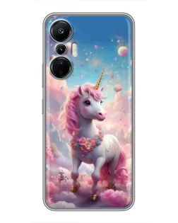 Чохол для Infinix Hot 20 (4G) з картинкою «Єдиноріг серед хмар»
