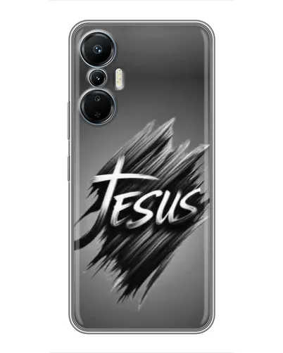 Чехол для Infinix Hot 20 (4G) с картинкой «Надпись Jesus Graffiti»