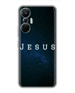 Чехол для Infinix Hot 20 (4G) с картинкой «Звездное небо Jesus»