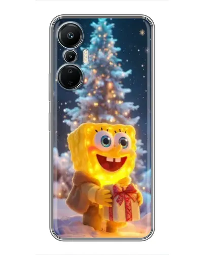 Чохол для Infinix Hot 20 (4G) з картинкою «Різдвяний Спанч Боб» Чохол для Infinix Hot 20 (4G) з картинкою «Різдвяний Спанч Боб»