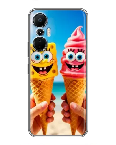 Чохол для Infinix Hot 20 (4G) з картинкою «Спанч Боб морозиво» Чохол для Infinix Hot 20 (4G) з картинкою «Спанч Боб морозиво»