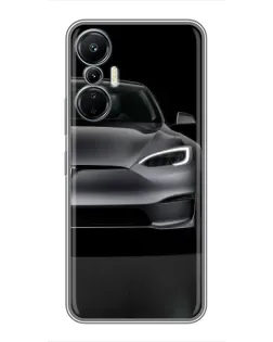 Чехол для Infinix Hot 20 (4G) с картинкой «Tesla Model S Look»