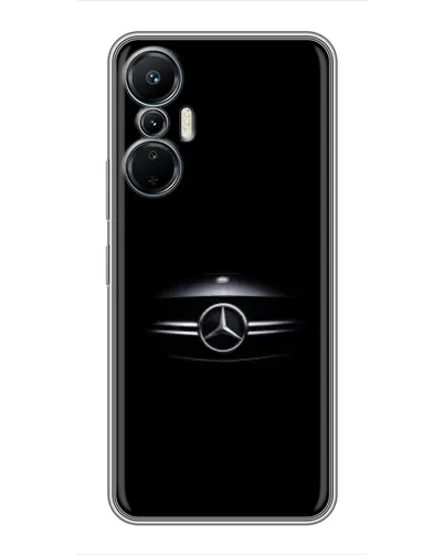 Чехол для Infinix Hot 20 (4G) с картинкой «Mercedes — абстрактные линии»