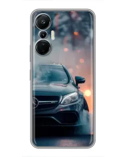 Чехол для Infinix Hot 20 (4G) с картинкой «Mercedes — ночной город» Чехол для Infinix Hot 20 (4G) с картинкой «Mercedes — ночной город»