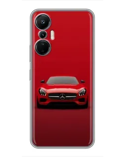 Чехол для Infinix Hot 20 (4G) с картинкой «Красный Mercedes AMG» Чехол для Infinix Hot 20 (4G) с картинкой «Красный Mercedes AMG»