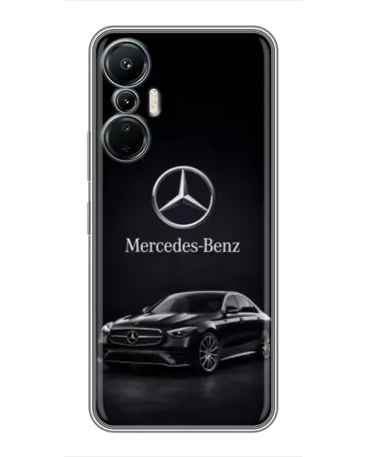 Чехол для Infinix Hot 20 (4G) с картинкой «Mercedes — решетка радиатора»