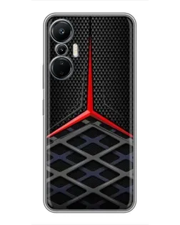Чехол для Infinix Hot 20 (4G) с картинкой «Mercedes Carbon Grid» Чехол для Infinix Hot 20 (4G) с картинкой «Mercedes Carbon Grid»