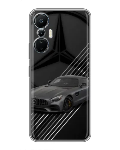 Чехол для Infinix Hot 20 (4G) с картинкой «Mercedes AMG — графика»