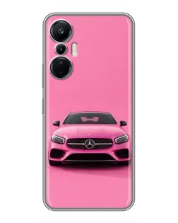 Чехол для Infinix Hot 20 (4G) с картинкой «Розовый Mercedes AMG» Чехол для Infinix Hot 20 (4G) с картинкой «Розовый Mercedes AMG»