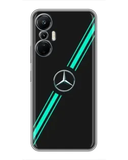 Чехол для Infinix Hot 20 (4G) с картинкой «Спортивные линии Mercedes» Чехол для Infinix Hot 20 (4G) с картинкой «Спортивные линии Mercedes»