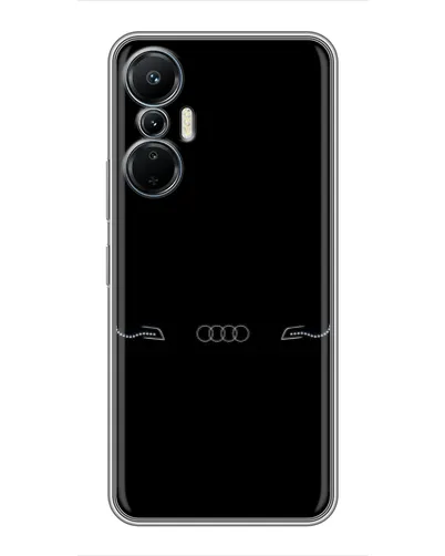 Чехол для Infinix Hot 20 (4G) с картинкой «Audi — световой подпись»