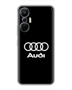 Чехол для Infinix Hot 20 (4G) с картинкой «Классическое лого Audi»