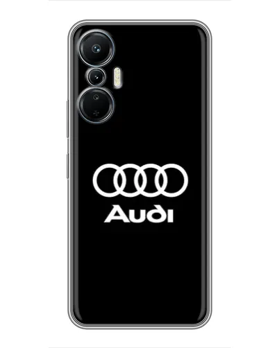 Чехол для Infinix Hot 20 (4G) с картинкой «Классическое лого Audi»