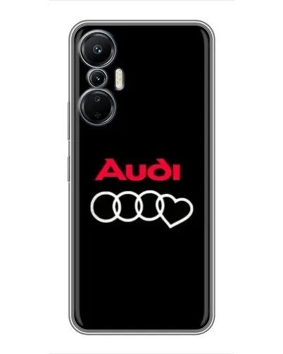 Чехол для Infinix Hot 20 (4G) с картинкой «Логотип Audi Heart»