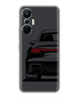 Чехол для Infinix Hot 20 (4G) с картинкой «Задняя часть Audi — арт»